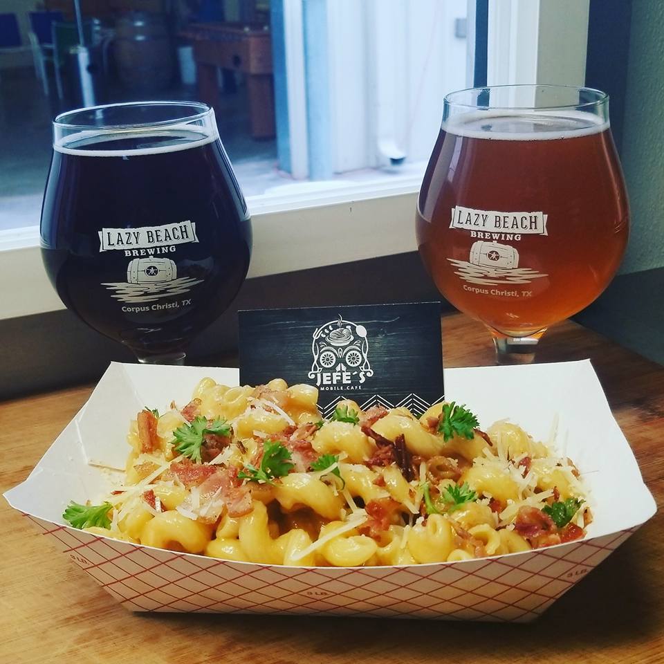 Lazy Beach Beers with Drunken Mac and Cheese
