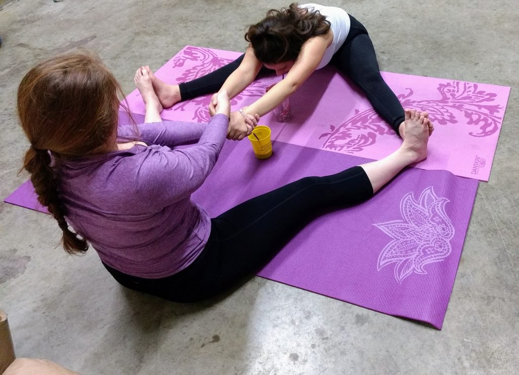 Lazy Beach Beer Yoga