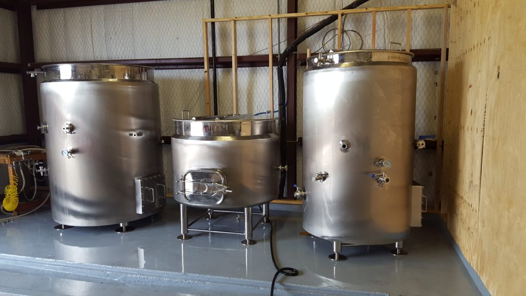 Our new brewhouse.