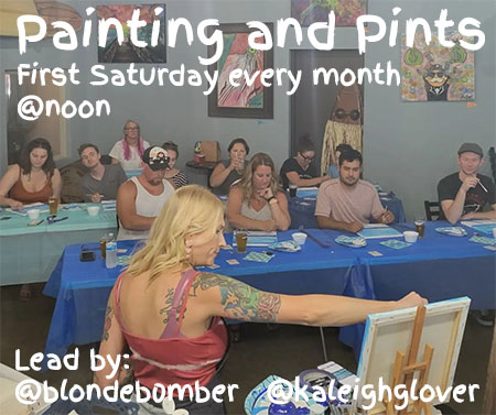 Painting and Pints at Lazy Beach Brewery