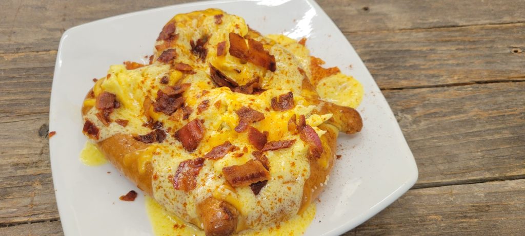 Smothered Breakfast Pretzel (2024)