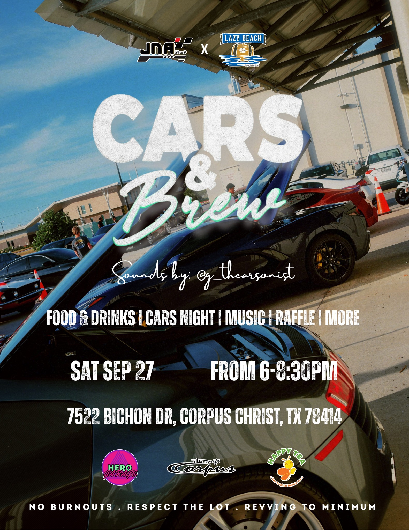 JNA Garazh presents Cars & Brew