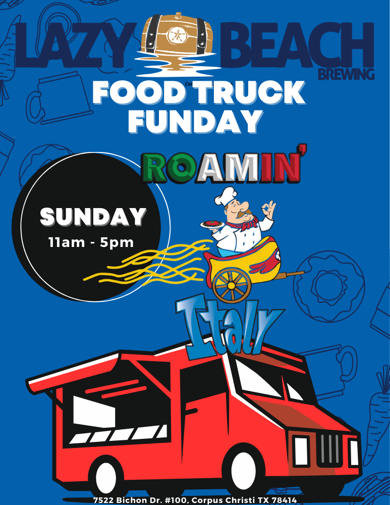 Roamin Italy at Lazy Beach Brewing