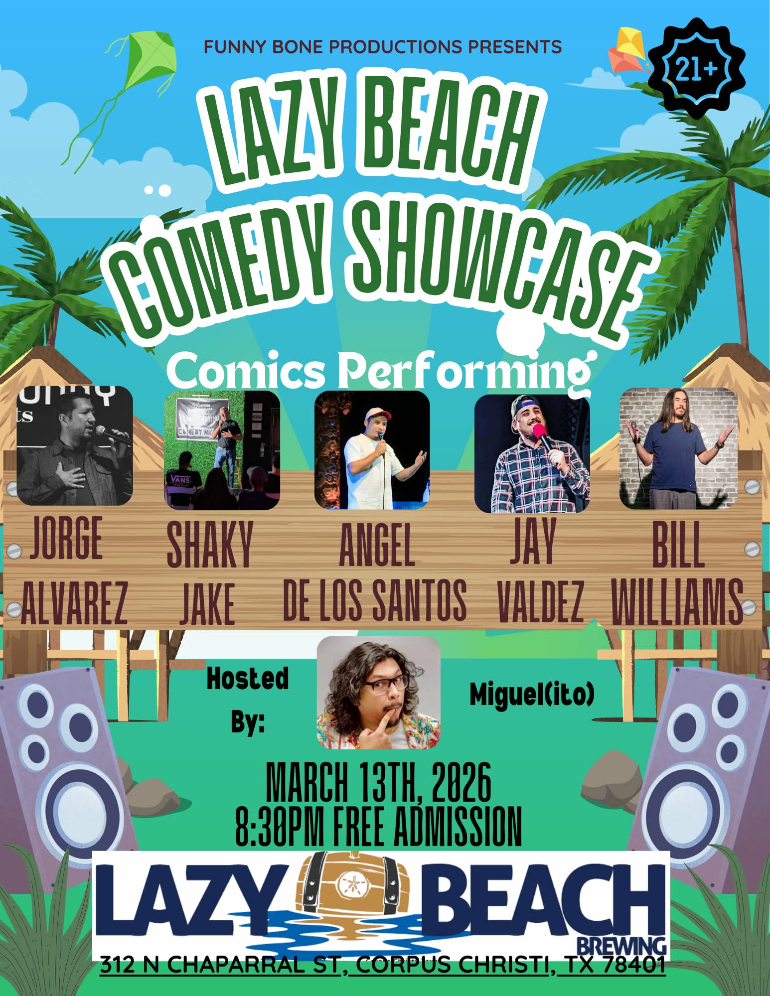 Downtown Comedy Showcase 3.13.2026