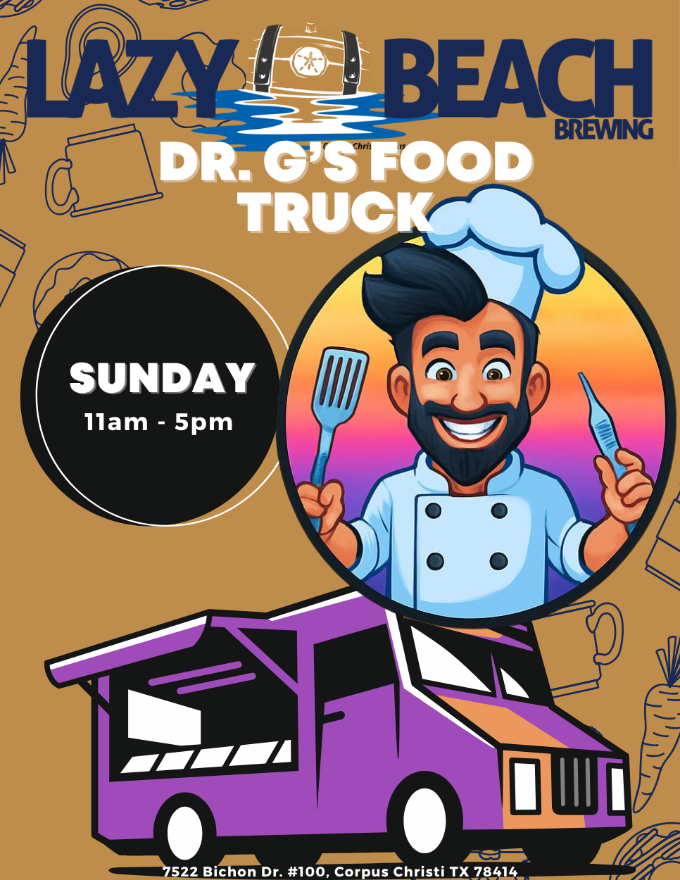 Dr. G's Food at Lazy Beach Brewing