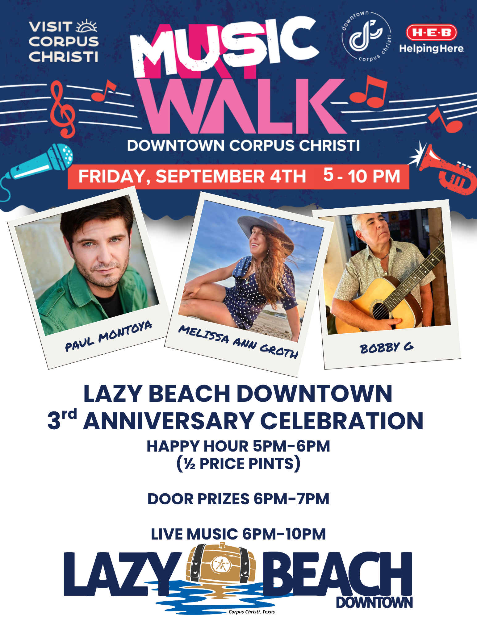Lazy Beach Downtown turns 3!