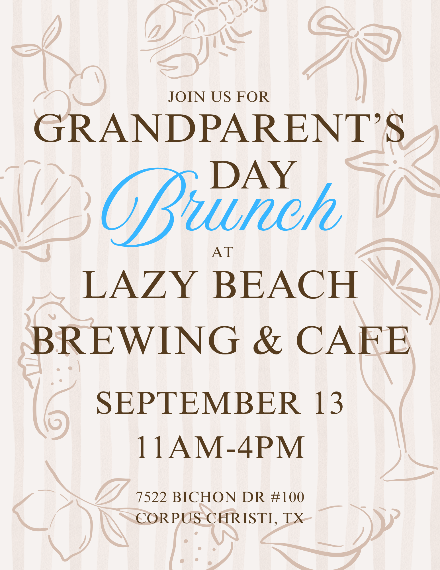Brews, Brunch, and the Best Grandparents!